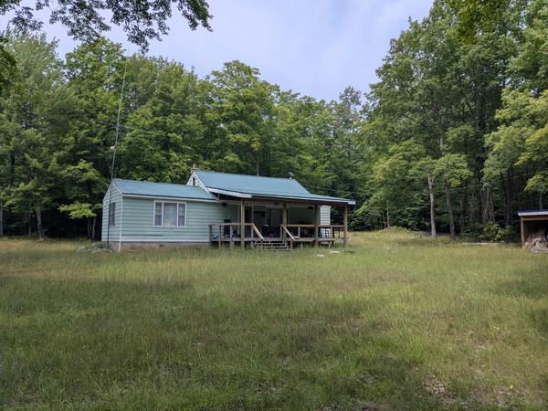 Main cabin at Camp Harding.