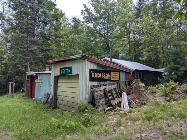 Radisson Riders sign at Delton camp.