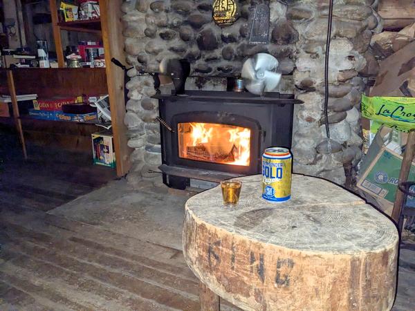 Traditional shot of Krupnik after opening the Cabin.